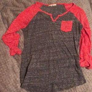 Gently worn baseball tee